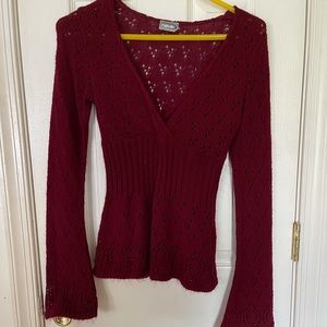 Bell sleeve sweater